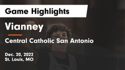 Vianney  vs Central Catholic San Antonio Game Highlights - Dec. 20, 2022