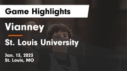 Vianney  vs St. Louis University  Game Highlights - Jan. 13, 2023