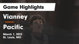 Vianney  vs Pacific  Game Highlights - March 1, 2023