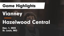 Vianney  vs Hazelwood Central  Game Highlights - Dec. 1, 2023