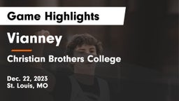Vianney  vs Christian Brothers College  Game Highlights - Dec. 22, 2023
