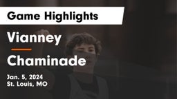 Vianney  vs Chaminade  Game Highlights - Jan. 5, 2024