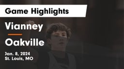 Vianney  vs Oakville  Game Highlights - Jan. 8, 2024
