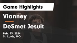 Vianney  vs DeSmet Jesuit Game Highlights - Feb. 23, 2024