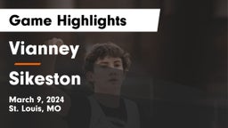 Vianney  vs Sikeston  Game Highlights - March 9, 2024