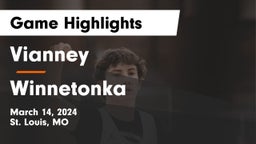 Vianney  vs Winnetonka  Game Highlights - March 14, 2024