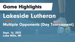 Lakeside Lutheran  vs Multiple Opponents (Day Tournament) Game Highlights - Sept. 16, 2023