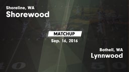 Matchup: Shorewood High vs. Lynnwood  2016