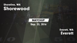 Matchup: Shorewood High vs. Everett  2016
