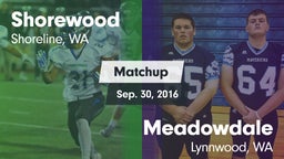 Matchup: Shorewood High vs. Meadowdale  2016