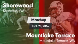 Matchup: Shorewood High vs. Mountlake Terrace  2016