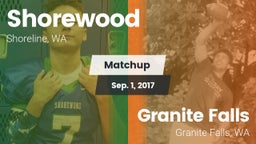 Matchup: Shorewood High vs. Granite Falls  2017