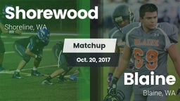 Matchup: Shorewood High vs. Blaine  2017
