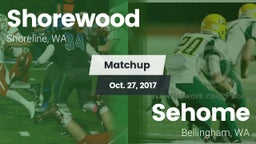 Matchup: Shorewood High vs. Sehome  2017