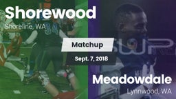 Matchup: Shorewood High vs. Meadowdale  2018