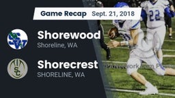 Recap: Shorewood  vs. Shorecrest  2018
