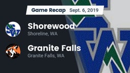 Recap: Shorewood  vs. Granite Falls  2019