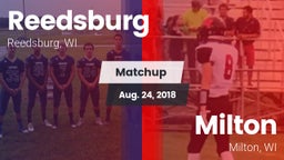 Matchup: Reedsburg vs. Milton  2018