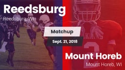 Matchup: Reedsburg vs. Mount Horeb  2018
