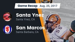Recap: Santa Ynez  vs. San Marcos  2017