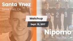 Matchup: Santa Ynez High vs. Nipomo  2017