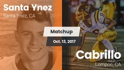 Matchup: Santa Ynez High vs. Cabrillo  2017