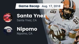 Recap: Santa Ynez  vs. Nipomo  2018