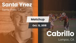 Matchup: Santa Ynez High vs. Cabrillo  2018