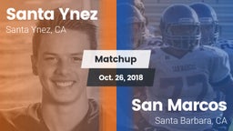 Matchup: Santa Ynez High vs. San Marcos  2018