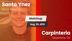 Matchup: Santa Ynez High vs. Carpinteria  2019