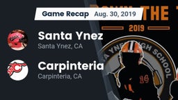 Recap: Santa Ynez  vs. Carpinteria  2019
