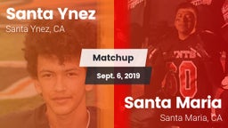 Matchup: Santa Ynez High vs. Santa Maria  2019
