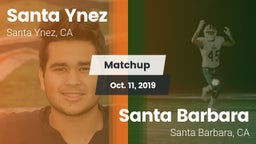 Matchup: Santa Ynez High vs. Santa Barbara  2019
