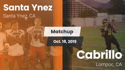 Matchup: Santa Ynez High vs. Cabrillo  2019