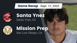 Recap: Santa Ynez  vs. Mission Prep 2022