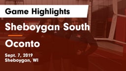 Sheboygan South  vs Oconto  Game Highlights - Sept. 7, 2019
