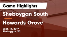 Sheboygan South  vs Howards Grove Game Highlights - Sept. 14, 2019