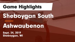 Sheboygan South  vs Ashwaubenon  Game Highlights - Sept. 24, 2019