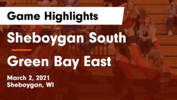 Sheboygan South  vs Green Bay East  Game Highlights - March 2, 2021