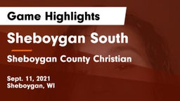 Sheboygan South  vs Sheboygan County Christian Game Highlights - Sept. 11, 2021
