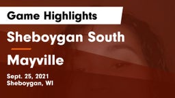 Sheboygan South  vs Mayville  Game Highlights - Sept. 25, 2021