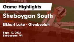 Sheboygan South  vs Elkhart Lake - Glenbeulah  Game Highlights - Sept. 10, 2022