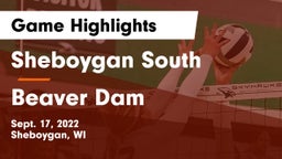 Sheboygan South  vs Beaver Dam  Game Highlights - Sept. 17, 2022