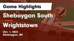 Sheboygan South  vs Wrightstown  Game Highlights - Oct. 1, 2022
