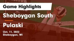 Sheboygan South  vs Pulaski  Game Highlights - Oct. 11, 2022