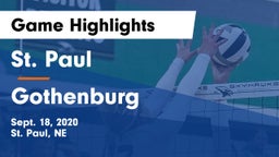 St. Paul  vs Gothenburg  Game Highlights - Sept. 18, 2020