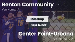 Matchup: Benton Community vs. Center Point-Urbana  2019
