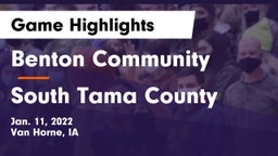 Benton Community vs South Tama County  Game Highlights - Jan. 11, 2022