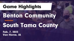 Benton Community vs South Tama County  Game Highlights - Feb. 7, 2023