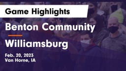 Benton Community vs Williamsburg  Game Highlights - Feb. 20, 2023